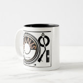 TASSE 2 COULEURS MARQUE TST /DENNIS (Devant gauche)