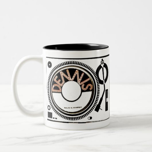 TASSE 2 COULEURS MARQUE TST /DENNIS (Gauche)