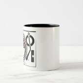 TASSE 2 COULEURS MARQUE TST /DENNIS (Centre)