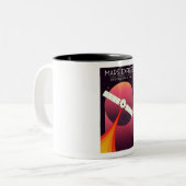 Tasse 2 Couleurs Mars Express - Exploration de l'art spatial de Mar (Devant gauche)