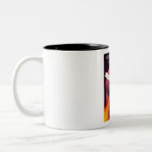 Tasse 2 Couleurs Mars Express - Exploration de l'art spatial de Mar (Gauche)