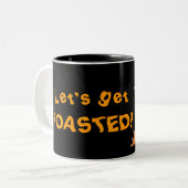Tasse 2 Couleurs Marshmallows grillés (Devant gauche)
