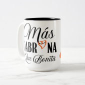 Tasse 2 Couleurs Mas Cabrona que Bonita (Devant gauche)