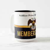 Tasse 2 Couleurs mason du 32e degré (Devant gauche)