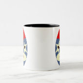 Tasse 2 Couleurs Masque bleu Lucha Libre (Centre)
