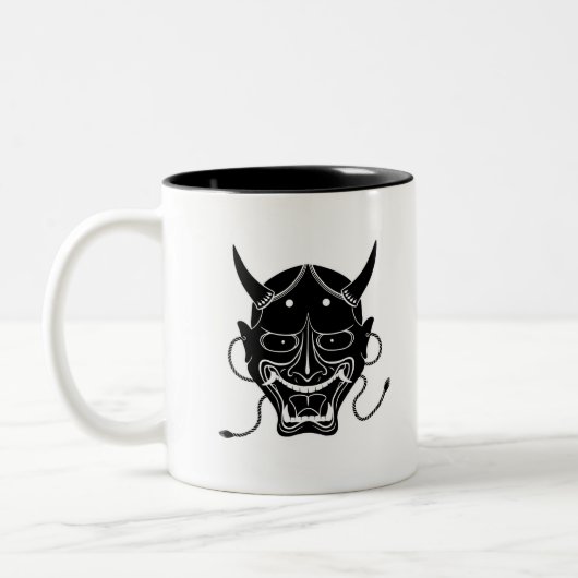 Tasse 2 Couleurs masque de hannya (Gauche)
