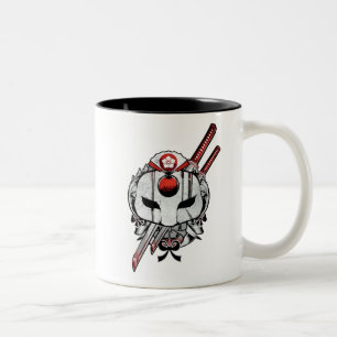 Tasse 2 Couleurs Masque du peloton   Katana de suicide et art de