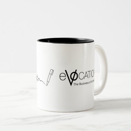 Tasse 2 Couleurs Masque et cache blanc (Devant droit)