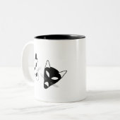 Tasse 2 Couleurs Masques Cat Drama (Devant gauche)