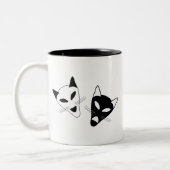 Tasse 2 Couleurs Masques Cat Drama (Gauche)