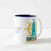 Tasse 2 Couleurs Massachusetts Cape Cod (Devant droit)