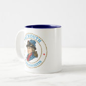 Tasse 2 Couleurs Massachusetts de Plymouth Colonial (Devant gauche)