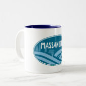 Tasse 2 Couleurs Massanutten Resort Virginia Outdoors (Devant gauche)