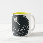 Tasse 2 Couleurs Masse de logo classique ESDK (Devant droit)