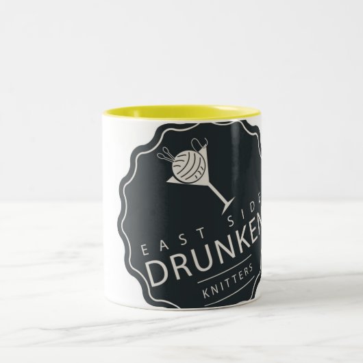 Tasse 2 Couleurs Masse de logo classique ESDK (Centre)