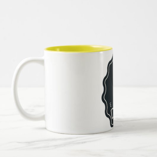 Tasse 2 Couleurs Masse de logo classique ESDK (Gauche)