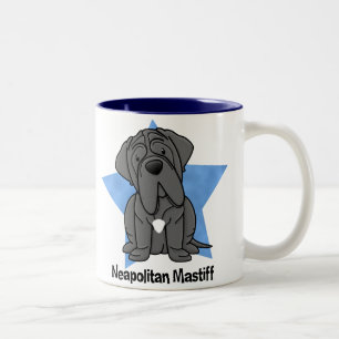 Tasse 2 Couleurs Mastiff napolitain d'étoile de Kawaii
