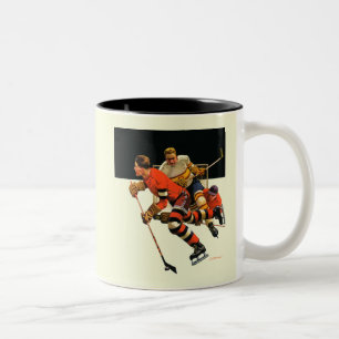 Tasse 2 Couleurs Match de hockey sur glace