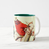 Tasse 2 Couleurs Match de polo (Devant droit)