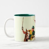 Tasse 2 Couleurs Match de polo (Gauche)