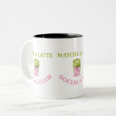 TASSE 2 COULEURS MATCHA LATTE SOCIAL CLUB (Devant gauche)