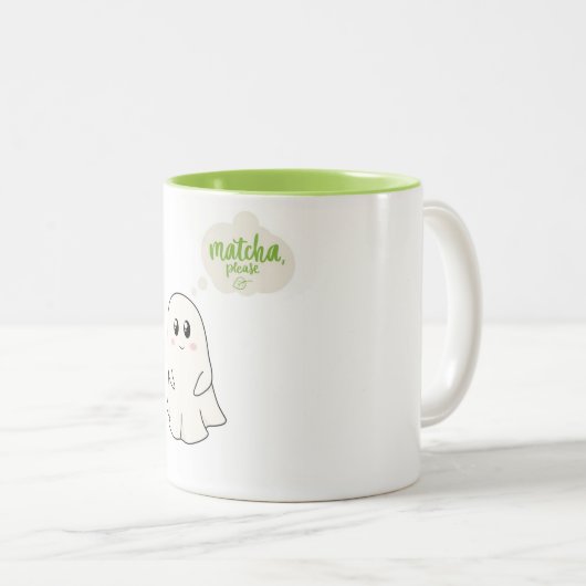 Tasse 2 Couleurs Matcha please! (Devant droit)