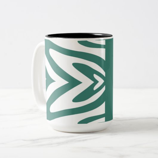 Tasse 2 Couleurs Matelas abstrait (Devant gauche)