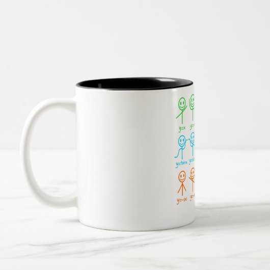 Tasse 2 Couleurs Math Enseignant Danse Équation Mathématique Math (Gauche)
