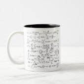 Tasse 2 Couleurs math equations and formulas (Gauche)