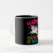 Tasse 2 Couleurs Math Formula 100 Jours D'École Drôle Enseignant Ma (Devant gauche)