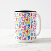 TASSE 2 COULEURS MATHEMATICS AND NUMERICAL OPERATIONS (Devant droit)