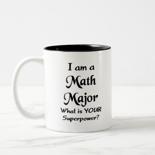 Tasse 2 Couleurs mathématique (Gauche)
