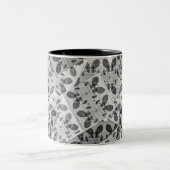 Tasse 2 Couleurs Maths patchwork noir et blanc (Centre)