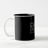 Tasse 2 Couleurs Matière foncée partout (Gauche)