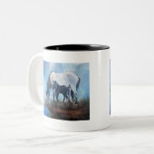 Tasse 2 Couleurs Matin de mustang (Devant gauche)