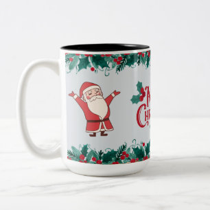 Tasse 2 Couleurs Matin de Noël joyeux