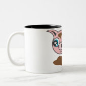 Tasse 2 Couleurs Matin de Piglet boueux (Gauche)