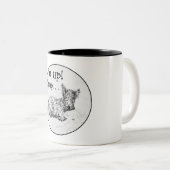 Tasse 2 Couleurs Matin du Terrier Écossais (Devant droit)