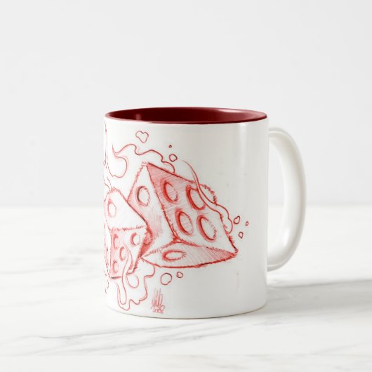 Tasse 2 Couleurs Matrices flamming (Devant droit)