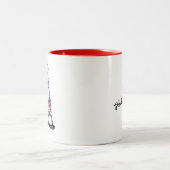 Tasse 2 Couleurs Matteur KiniArt Westie (Centre)