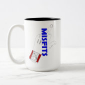 Tasse 2 Couleurs Mauvais ajustement Mug, 11oz/15oz (Gauche)