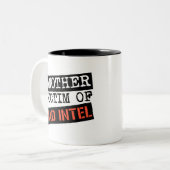Tasse 2 Couleurs MAUVAIS INTEL attaquent (Devant gauche)