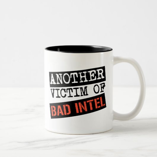 Tasse 2 Couleurs MAUVAIS INTEL attaquent (Droit)
