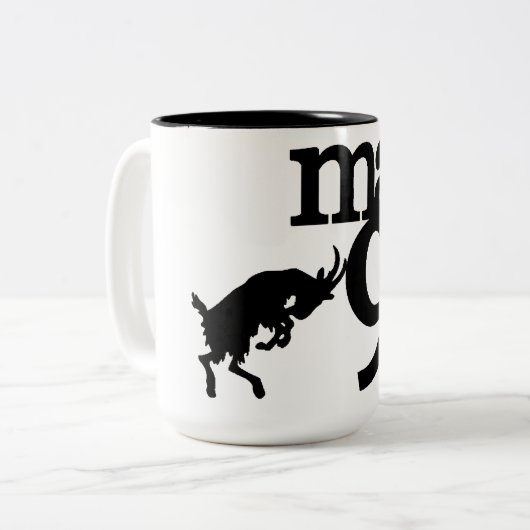 Tasse 2 Couleurs Max9 mule Noir et Blanc (Devant gauche)