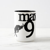 Tasse 2 Couleurs Max9 mule Noir et Blanc (Centre)