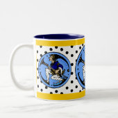 Tasse 2 Couleurs Maxfield Parrish-y Hanoukka Elf v2 (Gauche)