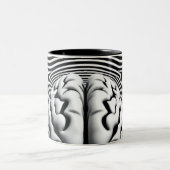Tasse 2 Couleurs Maze d'esprit hypnotique (Centre)