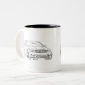 TASSE 2 COULEURS MBAMG C63 2008 (Devant gauche)