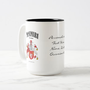 Tasse 2 Couleurs McNamara Family Crest, Traduction & Signification