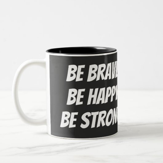 Tasse 2 Couleurs Meaningful Motivational Positive Quote (Gauche)